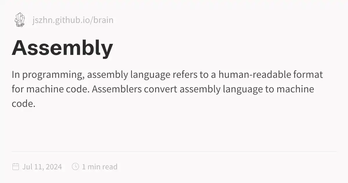 Assembly