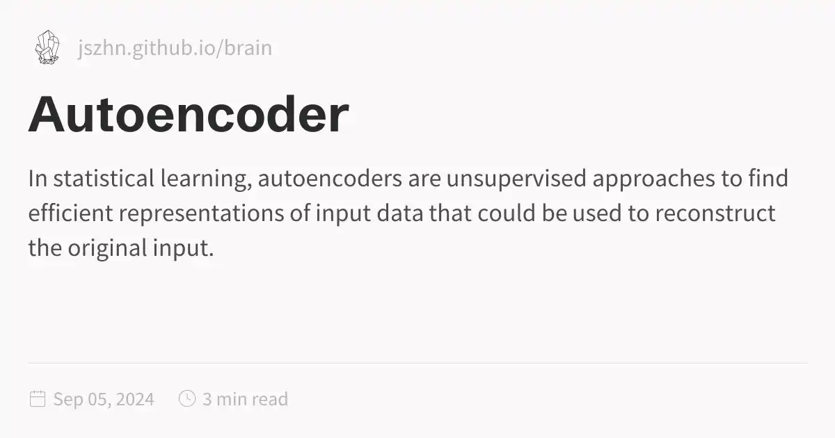 Autoencoder
