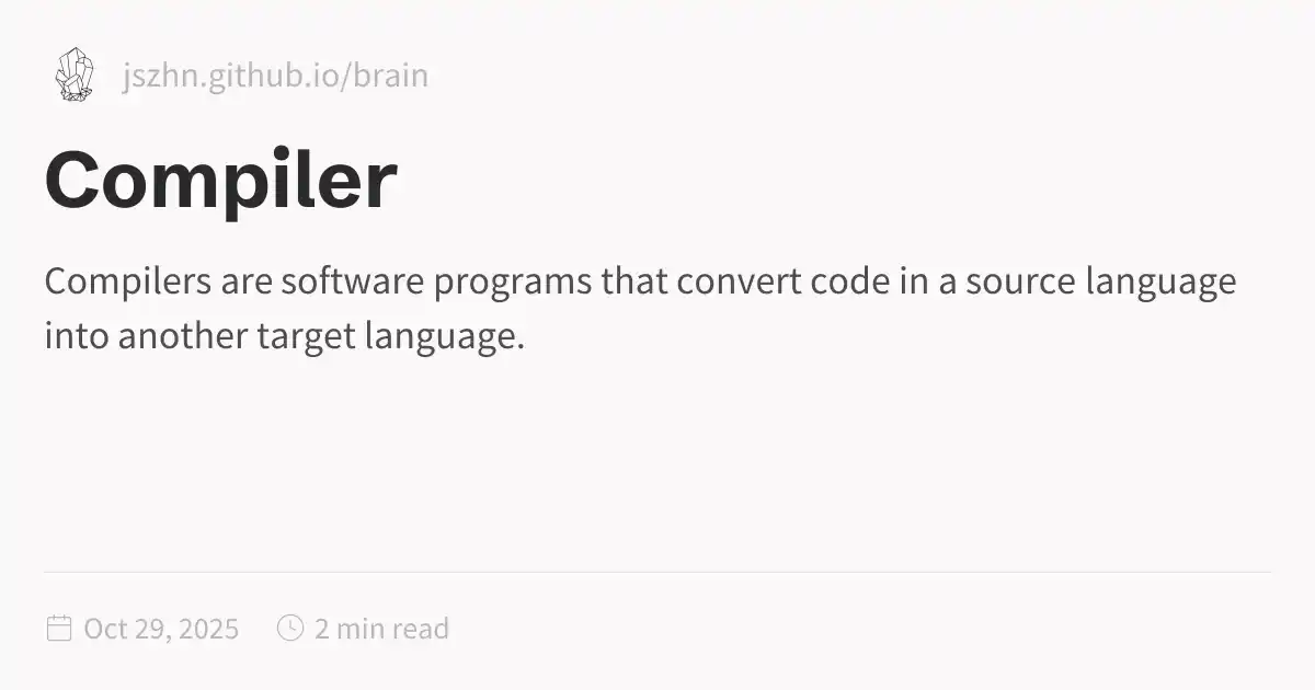 Compiler