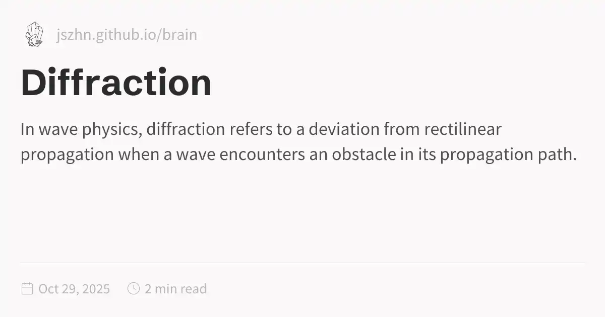 Diffraction