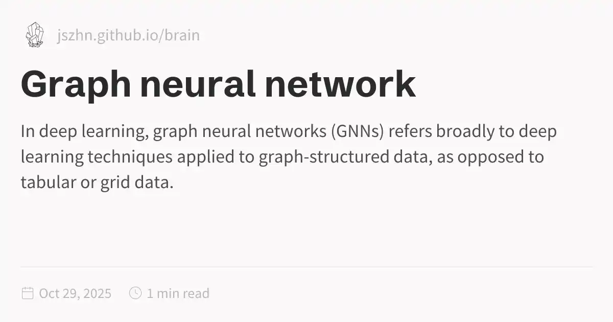 Graph neural network