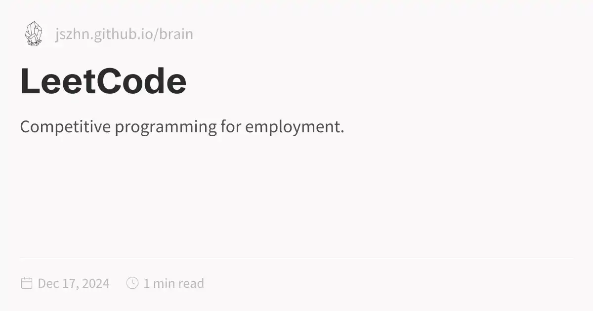 LeetCode
