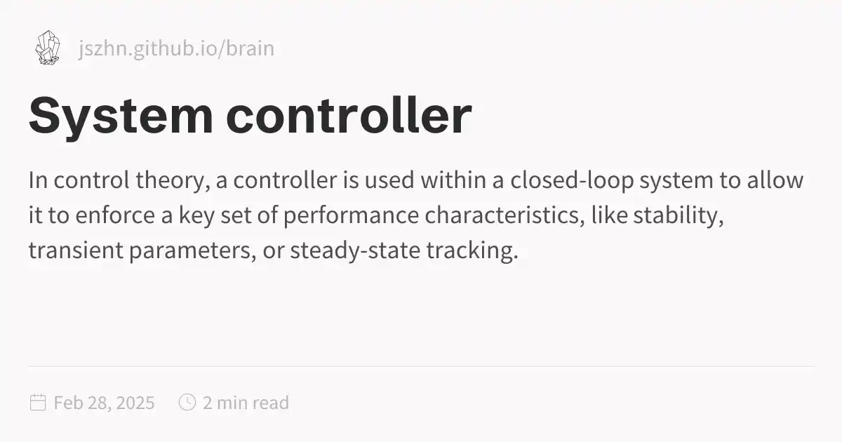 System controller